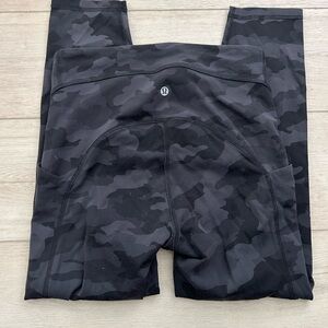 lululemon athletica Black Camo Leggings